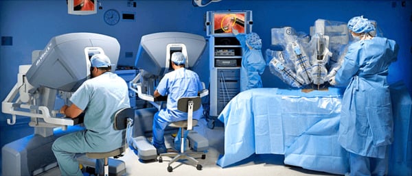 Operacja Da Vinci w Sourasky Robotic surgery at Sourasky