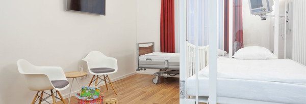 Oddział dla pacjentów w Klinice M1 Patient ward in M1 Clinic